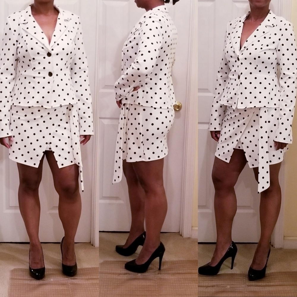 Polka Dot Skirt Set